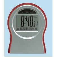 3 1/8"x1"x1 7/8" LCD Clock