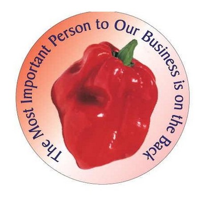 Red Habanero Pepper Photo Hand Mirror (2½" Diameter)