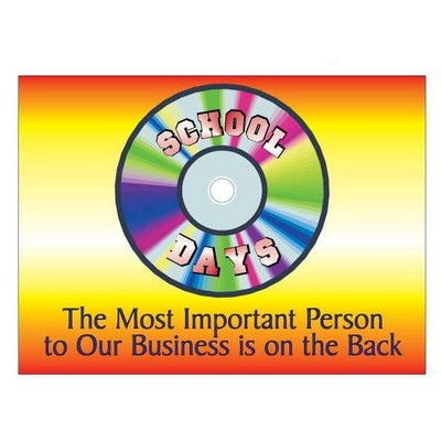 School Days Disc Photo Hand Mirror (2½"x3½")