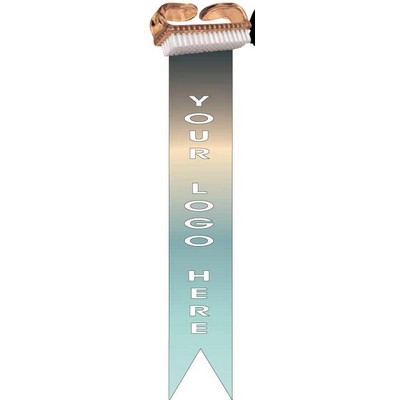 Nail Brush Bookmark w/ Black Back