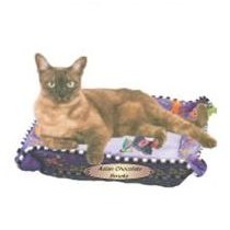 Asian Chocolate Smoke Cat Mighty Mini Magnet