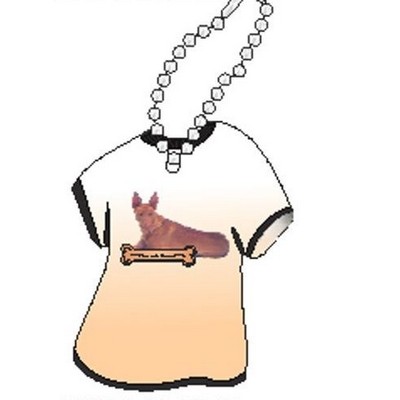 Pharaoh Hound Dog Promotional T Shirt Key Chain w/ Black Back (4 Square Inch)