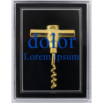 Tire-Bouchon Gold Plated Pocket Corkscrew Lapel Pin