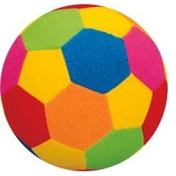 Colorful Sports Bouncing Ball w/ Pattern