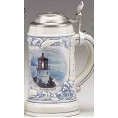 Old Point Loma & Heceta Head Lighthouse Stein Mug