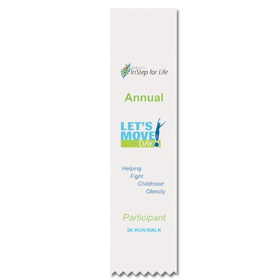 Custom Printed Hemmed Top Multicolor Ribbon (2"x8")