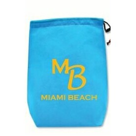 5 Oz. Natural Cotton Tote Bag w/ Double Drawstring or Toggle (10"x13")