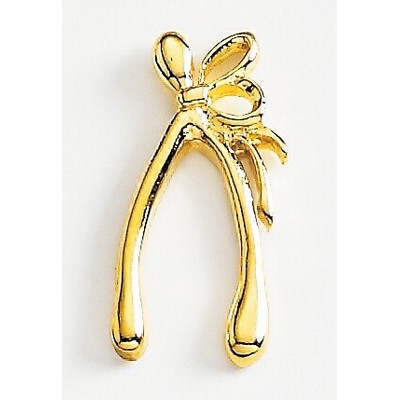 Wishbone Marken Design Cast Lapel Pin (Up to 1")