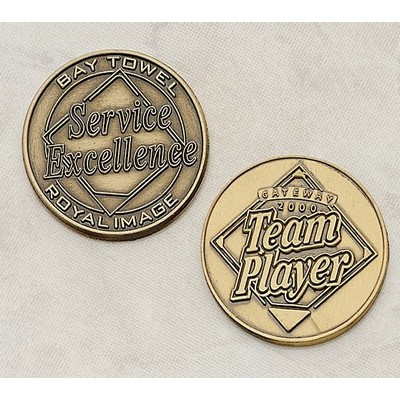 Die Struck Lapel Pins - Antique Bronze or Antique Black (Up To 1-1/8")