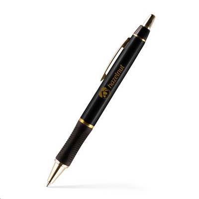 Barton Click Pen - Gold Accents
