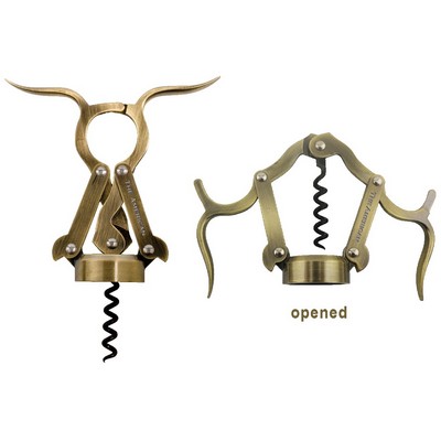 Empire Double-Lever Corkscrew w/Antique Finish