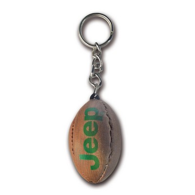 Soft Football Keychain