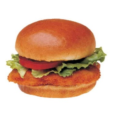 Chicken Sandwich Promotional Magnet w/ Strip Magnet (10 Square Inch)