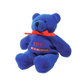 Custom Plush Remember 9/11 Bear
