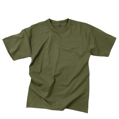 100% Cotton Olive Drab Military T-Shirt (2XL)