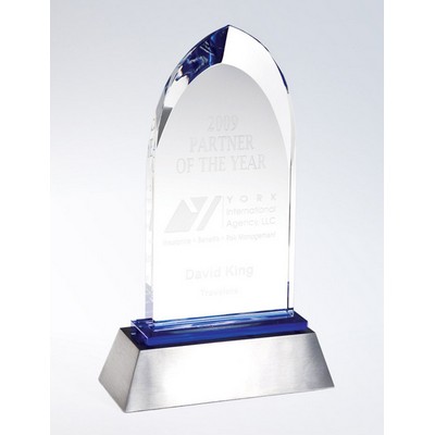 Silver Bullet Optic Crystal Award (6"x 9½")