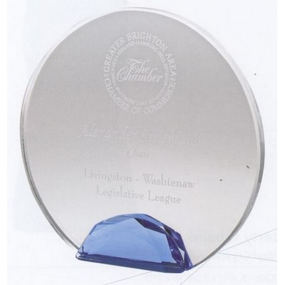 Large Optical Crystal Jeweled Halo Award