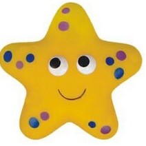 Rubber Smiley Star