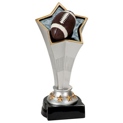 8¾" Football Rising Star Resin Trophy