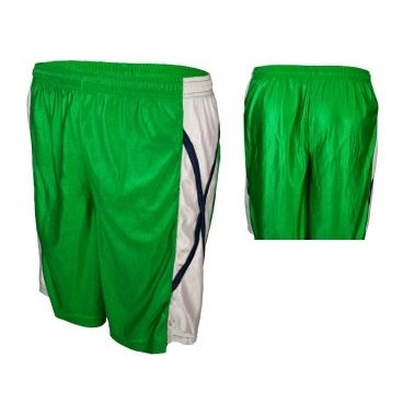 Adult Cool Mesh Short w/Side Contrast X Panel & Piping (9" Inseam)