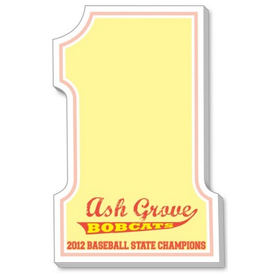 Adhesive Note Shape - Number One (3.25x5.25) - 25 Sheets