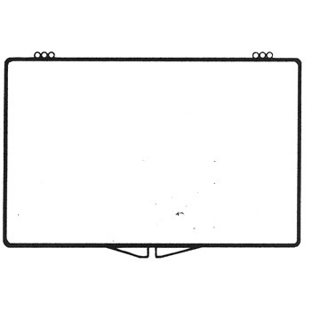 Rigid Clear Hinged Plastic Box (4 5/8"x2 7/8"x1/4")