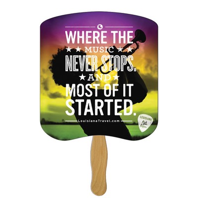 Bread Slice Fast Hand Fan (1 Side) 1 Day