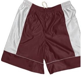 Youth 7" Inseam Cool Mesh Athletic Short w/ Contrast Side Panel & Piping