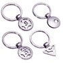 Stock Key Chain - Small Round Fob w/Off Center Hole