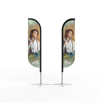 10' Double Sided Feather Banner