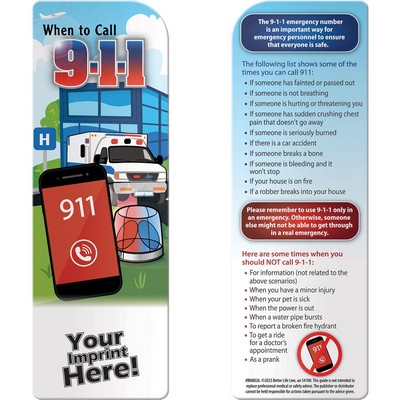 Bookmark - When to Call 9-1-1