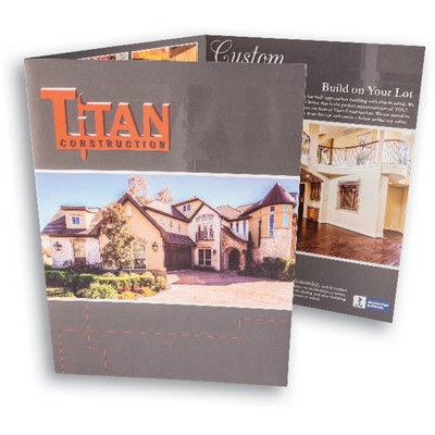 Tri-Panel 2 Pocket Folder (9" x 12")