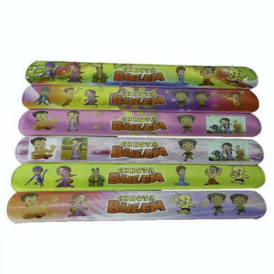 PVC Slap Wristband with Full Color Imprint