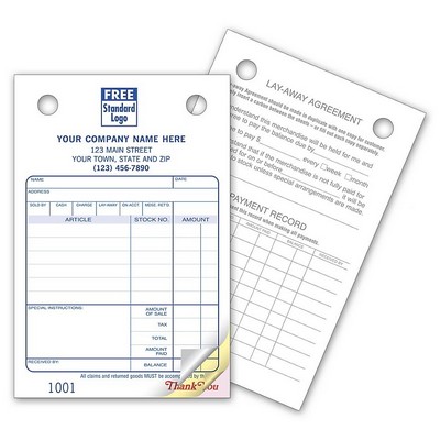 Jewelry Register Forms (3 Part)