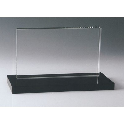 Deluxe Black Crystal Rectangle Award