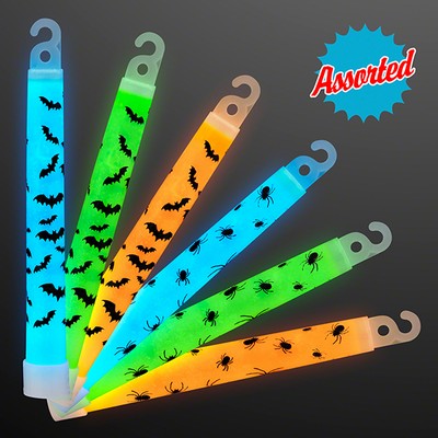 Glow Bats & Spiders Halloween Sticks - BLANK
