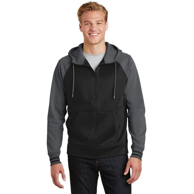 Sport-Tek® Sport-Wick® Varsity Fleece Full-Zip Hooded Jacket.