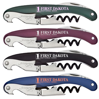 Lisse™ Two Step Waiter's Corkscrew w/Enameled Steel Handle