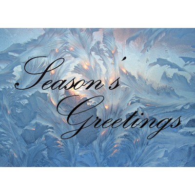 Frosted Glass Greeting Card