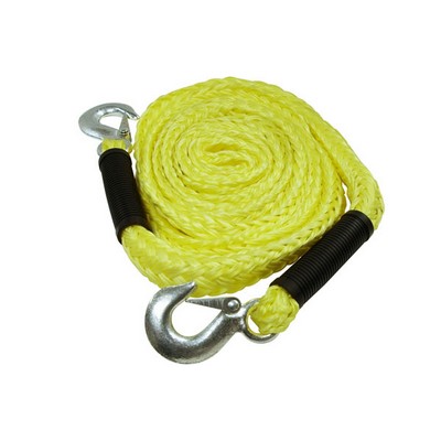 Tow Rope w/ Locking Steel Hooks