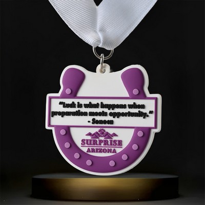 Custom Soft 3D PVC Medal (2" Round or 2.25"x1.5" Rectangle)