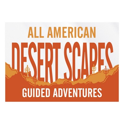 Rectangle Sticker | Square Corner | 3 1/2" x 5" | Clear Static | Static Back | Screen