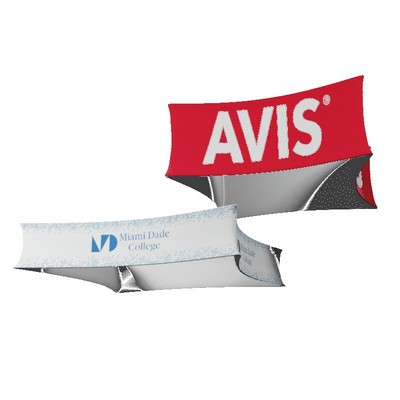 WaveLine® Hanging Quad Curved Blimp Sign - Graphics Only (10'x36")