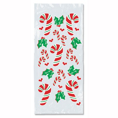 Candy Cane & Holly Cello Bags