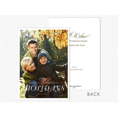 The Happiest of Holidays Christmas Photo Cards