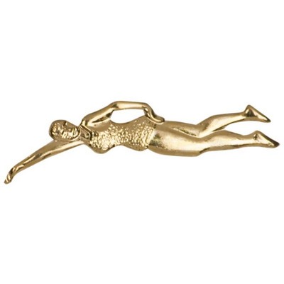 Female Swimmer Lapel Pin