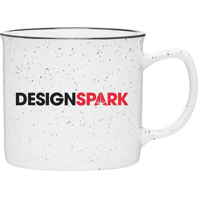 12 oz Cambria Ceramic Mug (White)