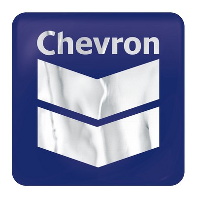 Domed Decal | Square | 1 1/2" x 1 1/2" | Chrome Poly