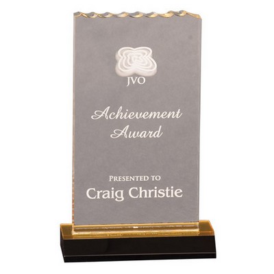 5" x 10" Gold Reflection Ice Top Acrylic