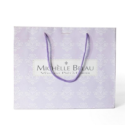 250g C1S paper bag with full color imprint on all sides (10.5*8.25*4")